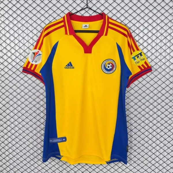 Camisa Romênia 2000/02 Home - Retrô