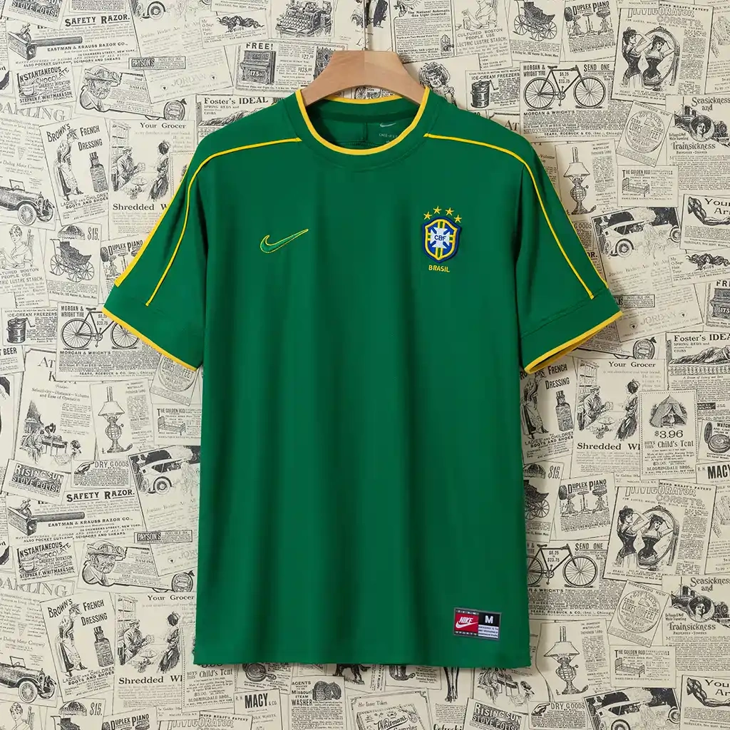 Camisa Brasil 1998 - Retrô