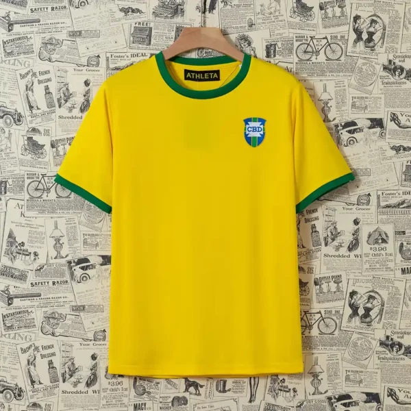 Camisa Brasil 1970 - Retrô