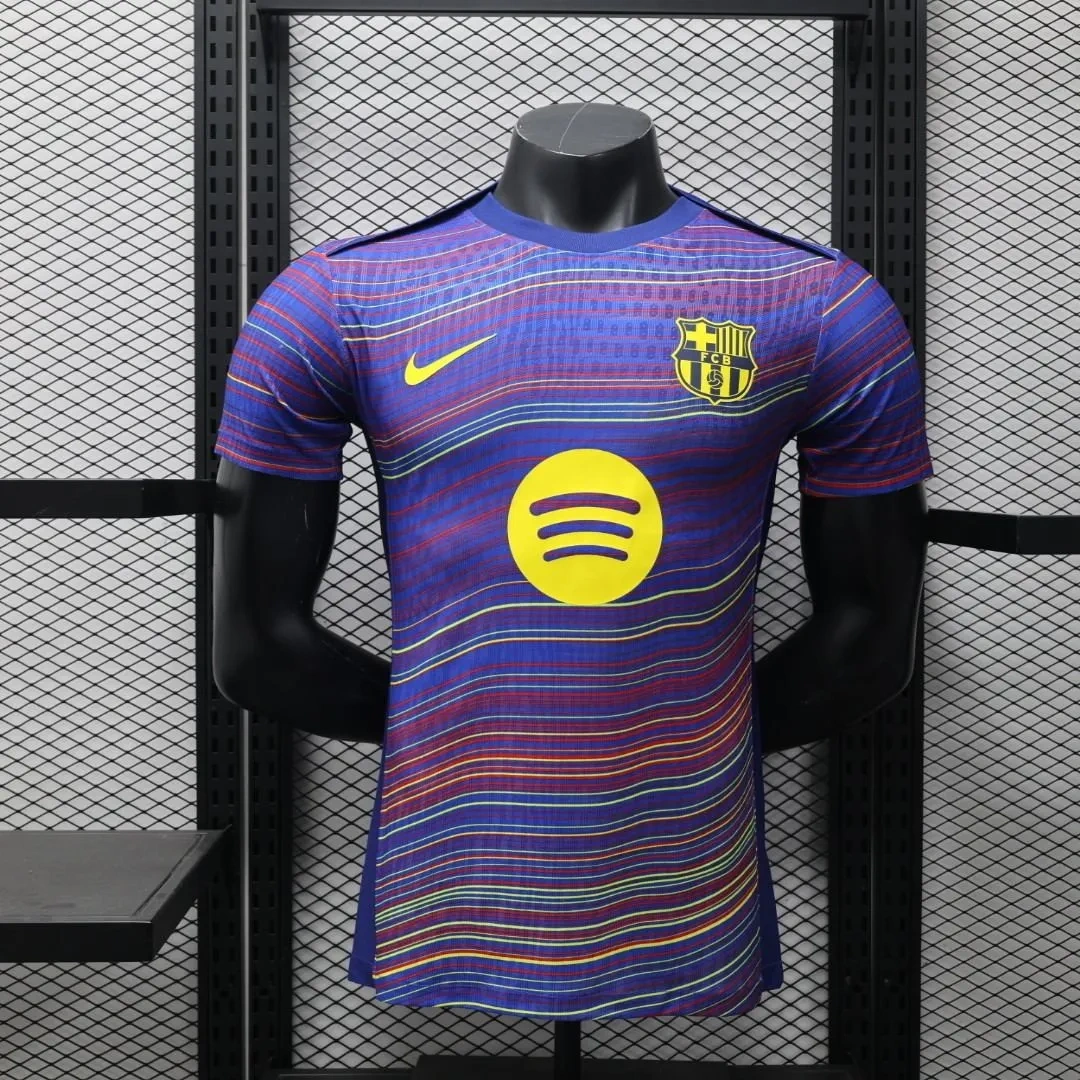 Camisa Pré-Jogo Barcelona 25/26 - Versão Jogador