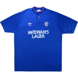 Camisa Rangers 1987/90 Home - Retrô