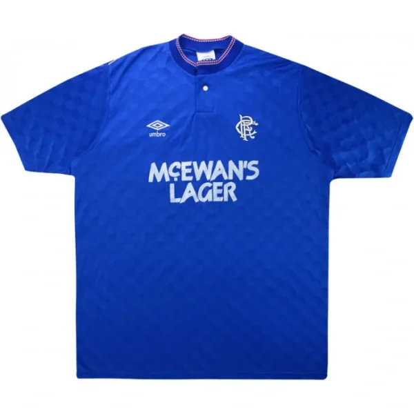 Camisa Rangers 1987/90 Home - Retrô