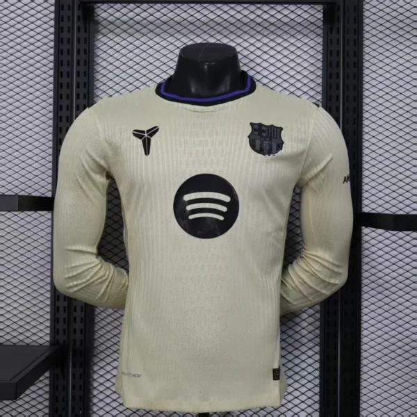 Camisa Barcelona 25/26 Away - Versão Jogador - Manga Longa