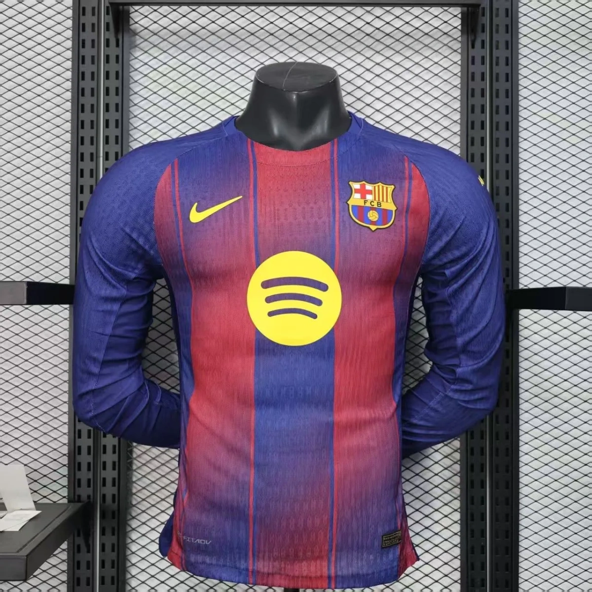 Camisa Barcelona 25/26 Home - Versão Jogador - Manga Longa