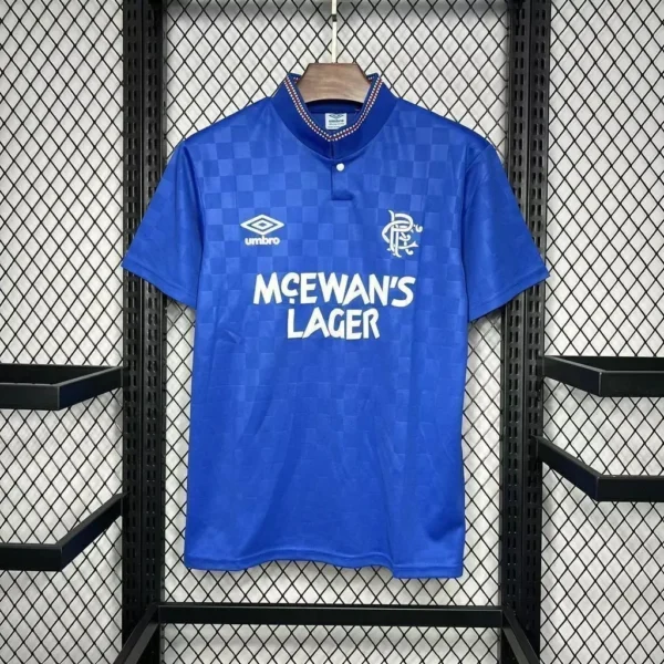 Camisa Rangers 1987/90 Home - Retrô
