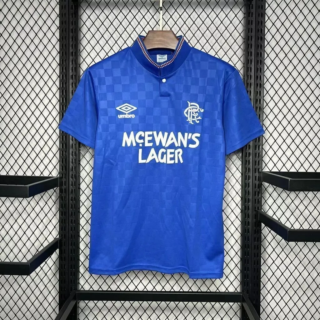 Camisa Rangers 1987/90 Home - Retrô
