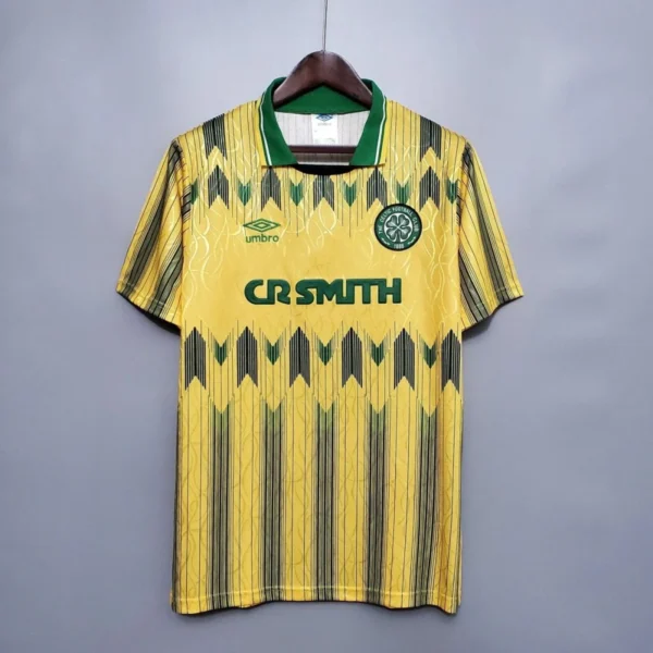 Camisa Celtic 1989/91 Away - Retrô
