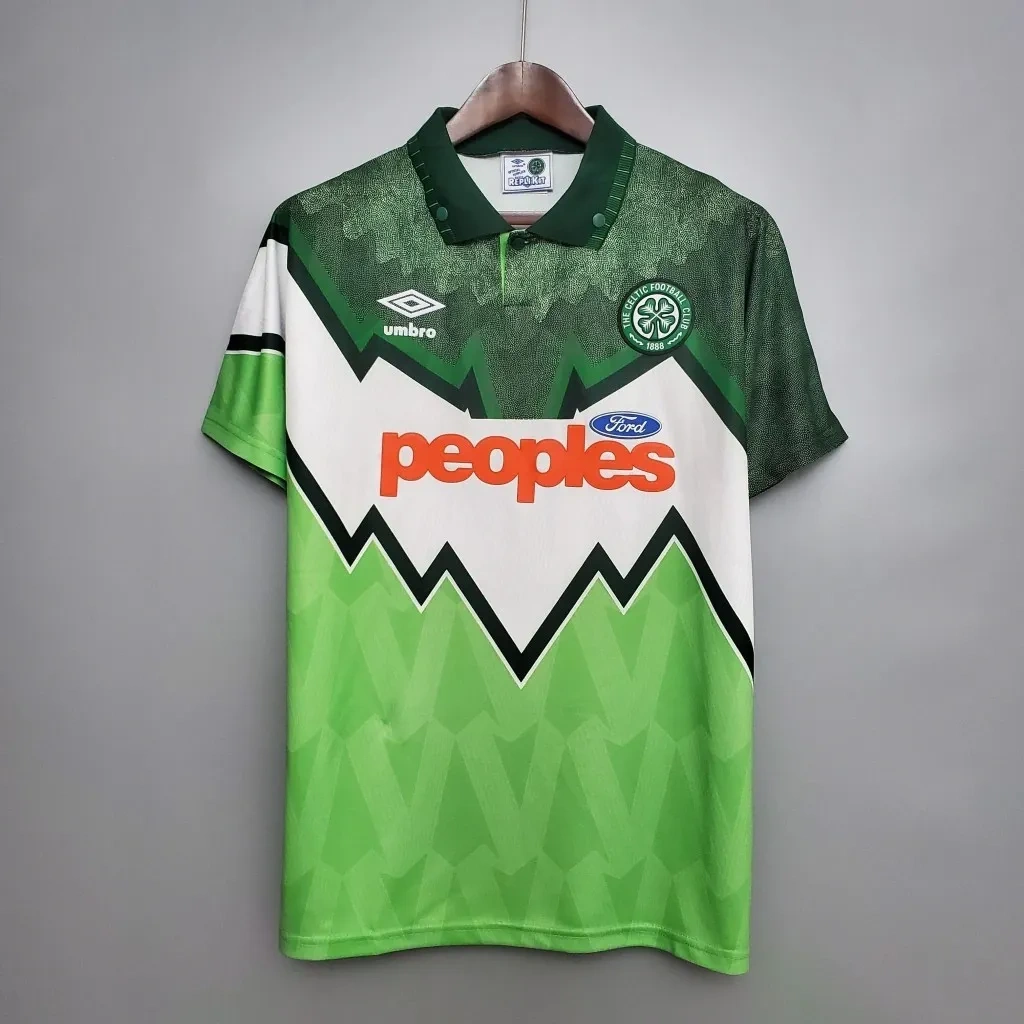 Camisa Celtic 1991/92 Away - Retrô
