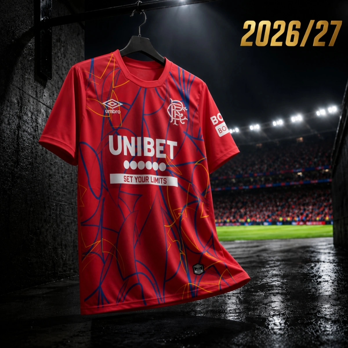 Camisa Rangers 2026/27 Away - Goleiro