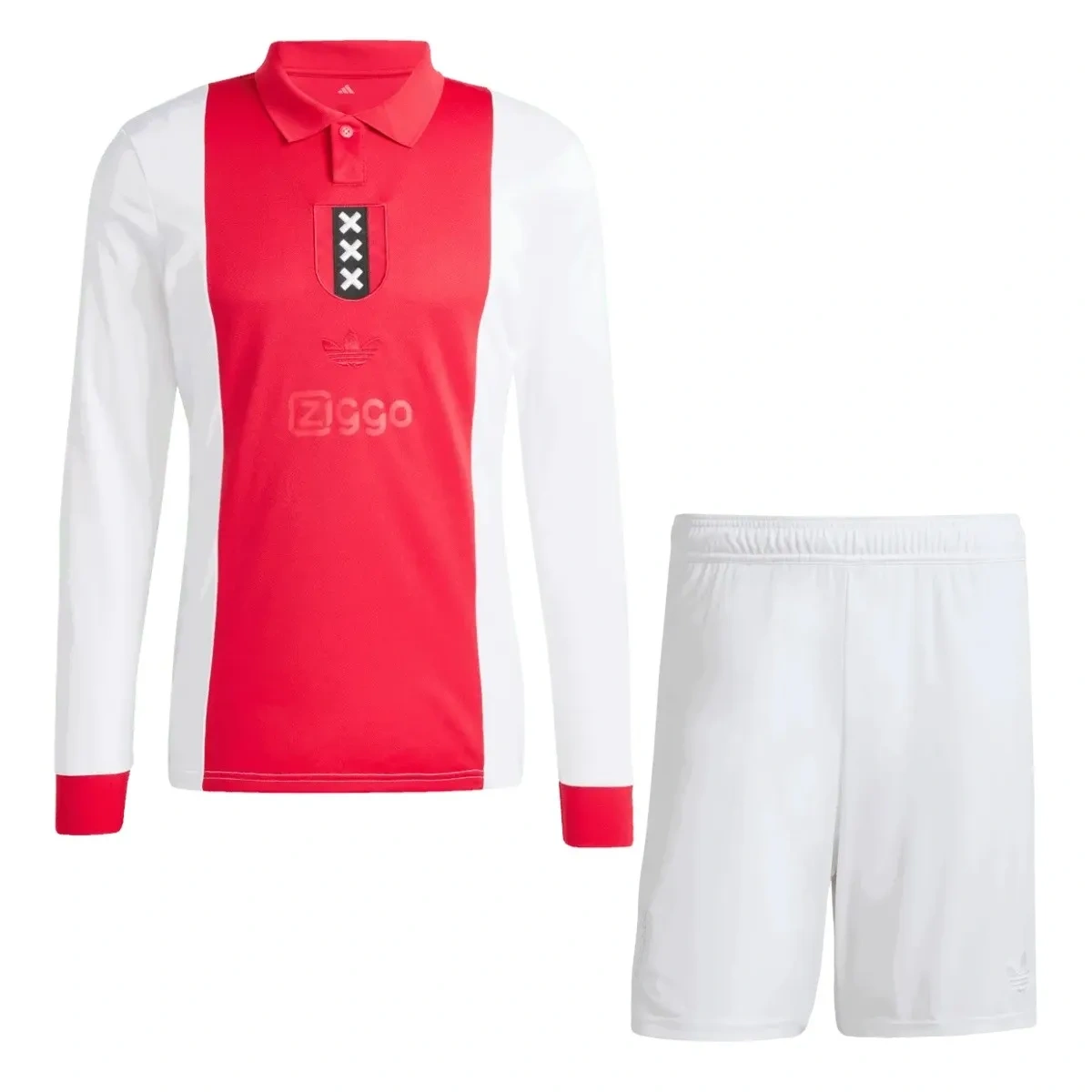 Camisa Ajax 25/26 - Manga Longa - Aniversário de 125 Anos