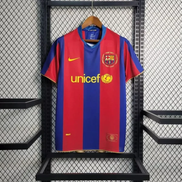 Camisa Barcelona 2007/08 Home - Retrô