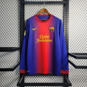 Camisa Barcelona 2012/13 Home - Retrô - Manga Longa