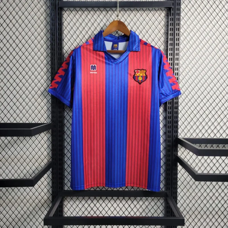 Camisa Barcelona 1991/92 Home - Retrô