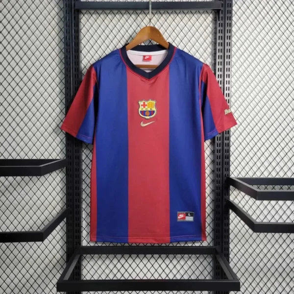 Camisa Barcelona 1998/99 Home - Retrô