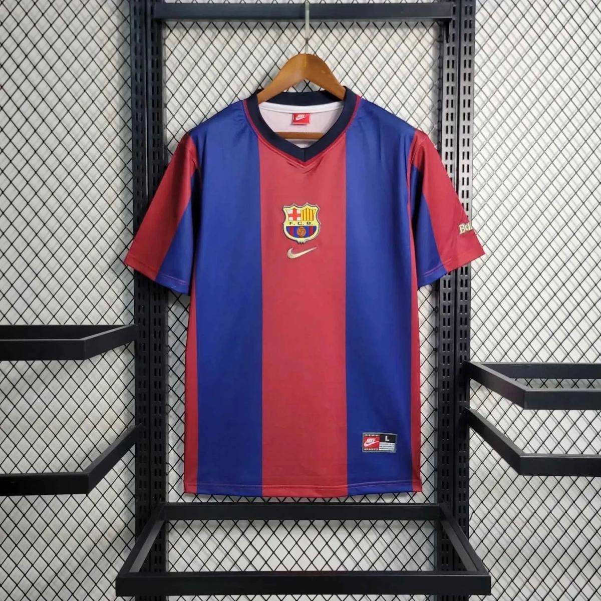 Camisa Barcelona 1998/99 Home - Retrô