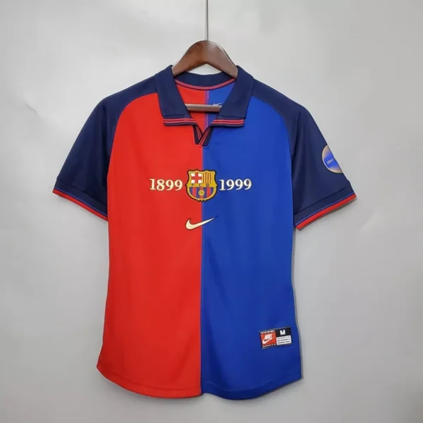 Camisa Barcelona 1999/00 Home - Retrô - Centenário