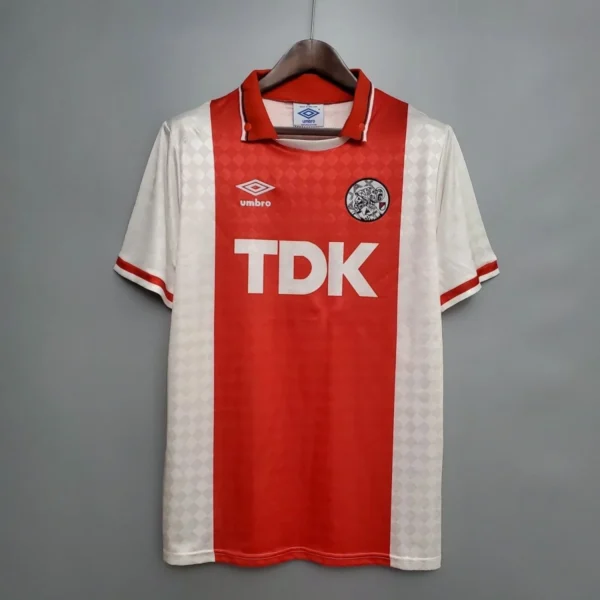 Camisa Ajax 1989/91 Home - Retrô