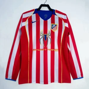 Camisa Atlético de Madrid 2004/05 Home - Retrô - Manga Longa