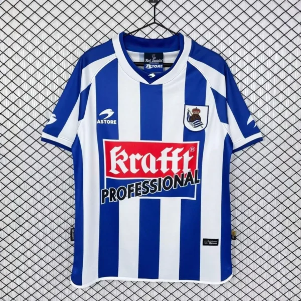 Camisa Real Sociedad 2002/03 Home - Retrô