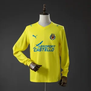 Camisa Villarreal 2008/09 Home - Retrô - Manga Longa