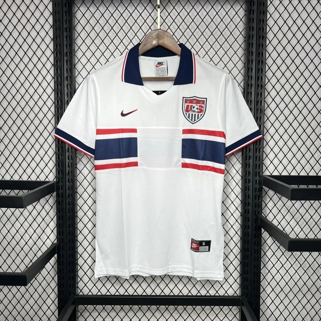 Camisa Estados Unidos 1995 Home - Retrô