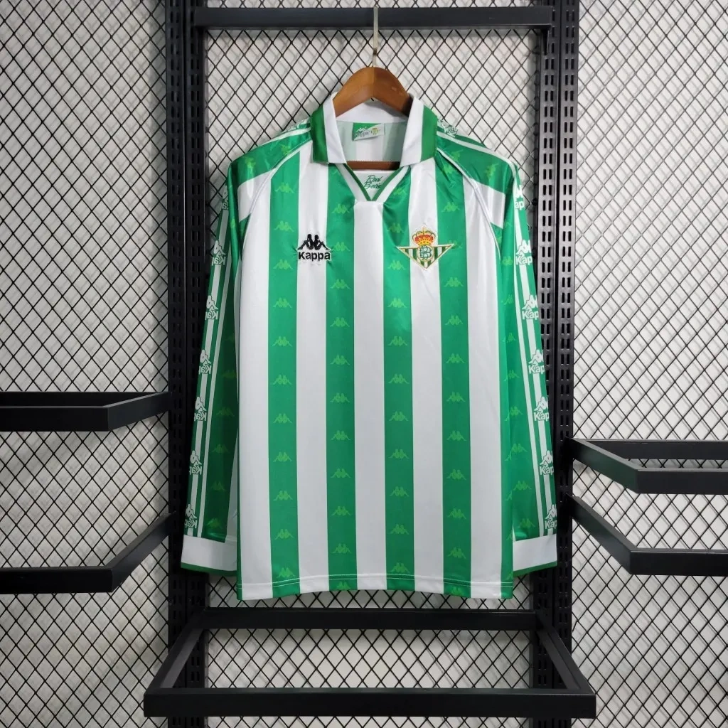 Camisa Real Betis 1995/97 Home - Retrô - Manga Longa