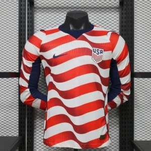 Camisa Estados Unidos 2026 Home - Versão Jogador - Manga Longa