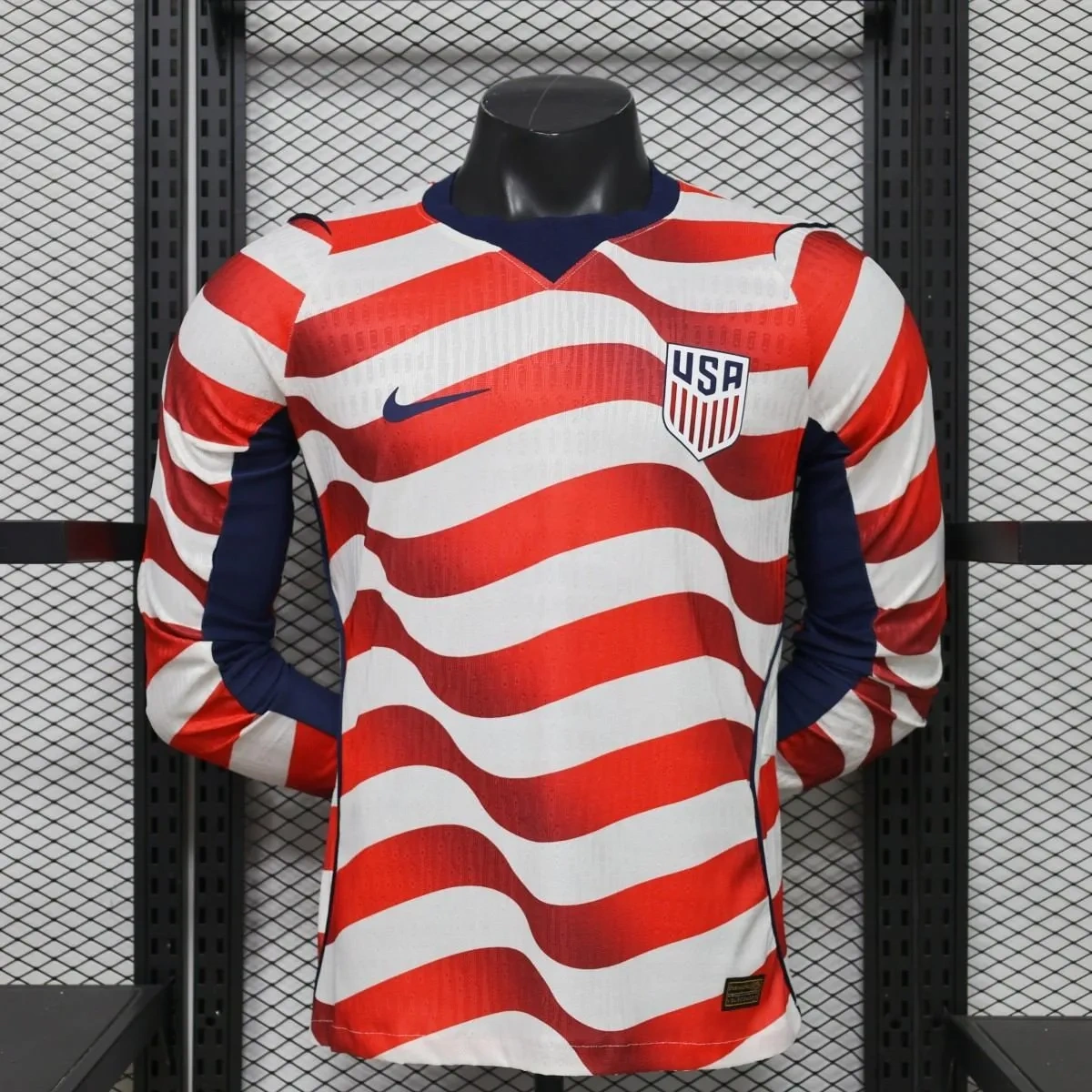 Camisa Estados Unidos 2026 Home - Versão Jogador - Manga Longa