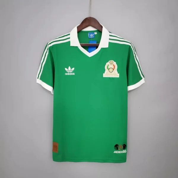 Camisa México 1986 Home - Retrô