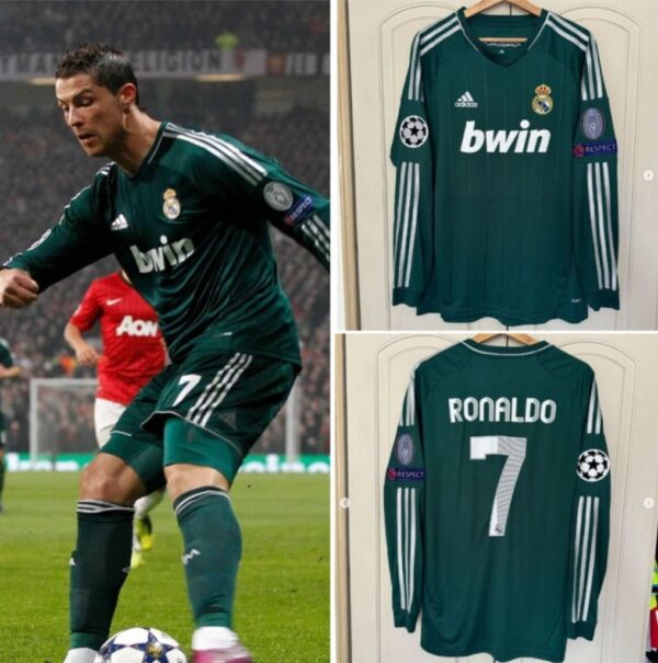 Camisa Real Madrid 2012/13 Terceira - Retrô - Manga Longa