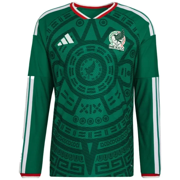 Camisa México 2026 Home - Versão Jogador - Manga Longa