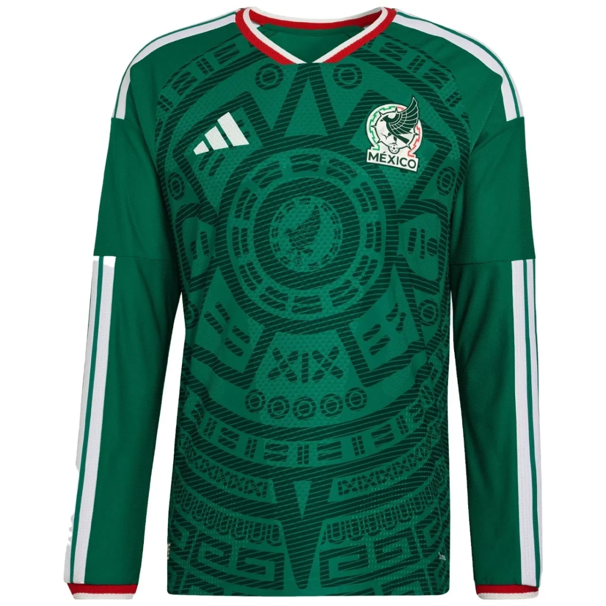 Camisa México 2026 Home - Versão Jogador - Manga Longa
