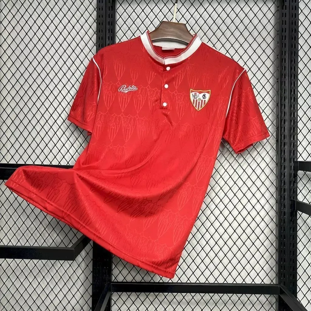 Camisa Sevilla 1991/92 Away - Retrô