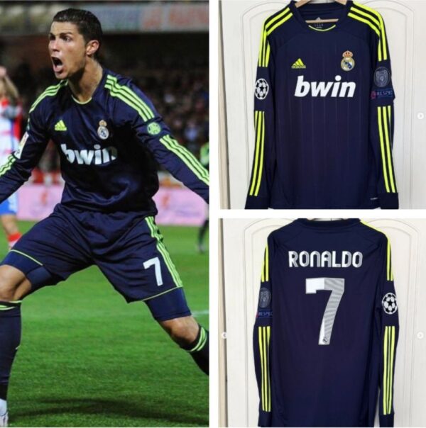 Short Real Madrid 2012/13 Away - Retrô