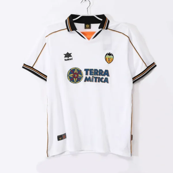 Camisa Valencia 1999/00 Home - Retrô