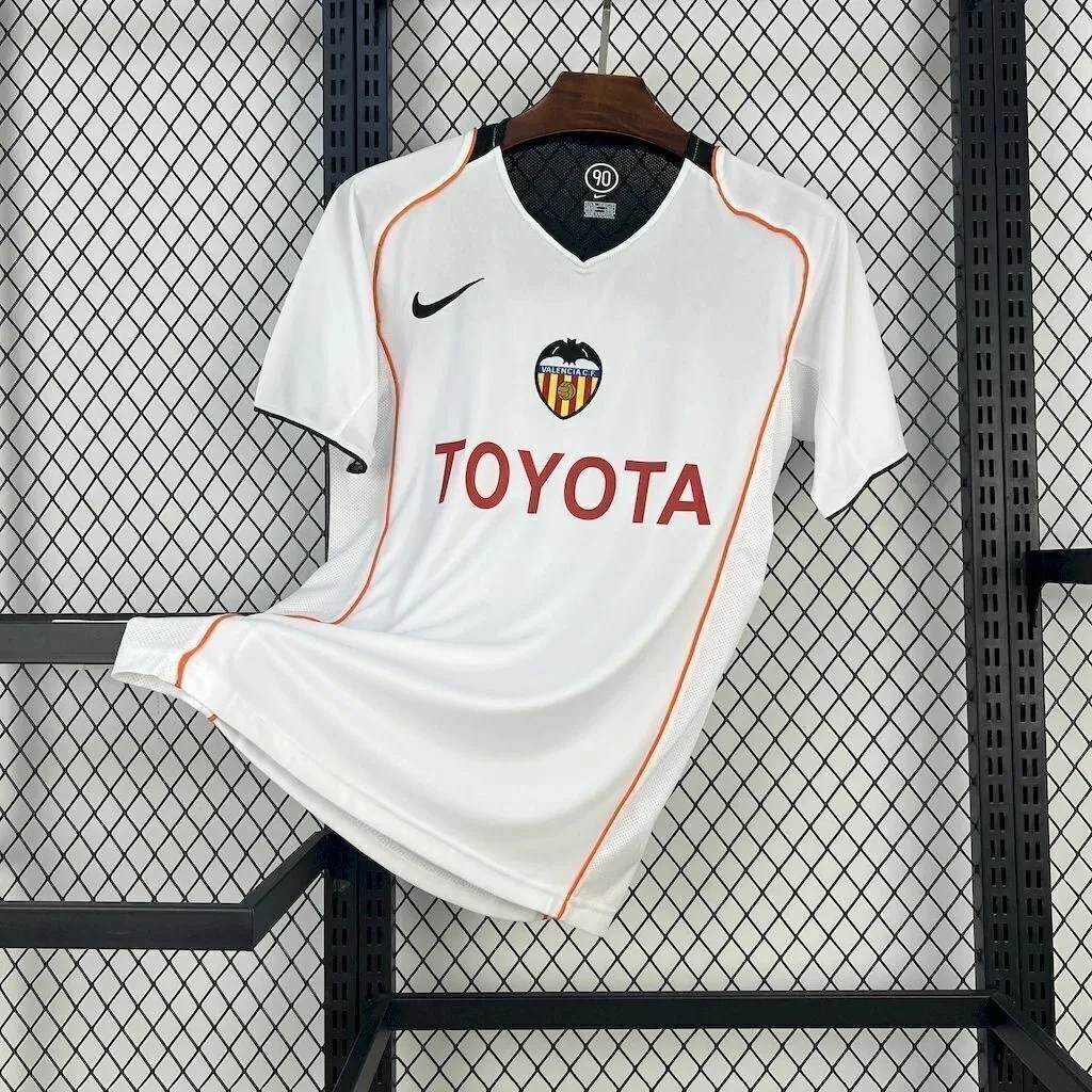 Camisa Valencia 2004/05 Home - Retrô