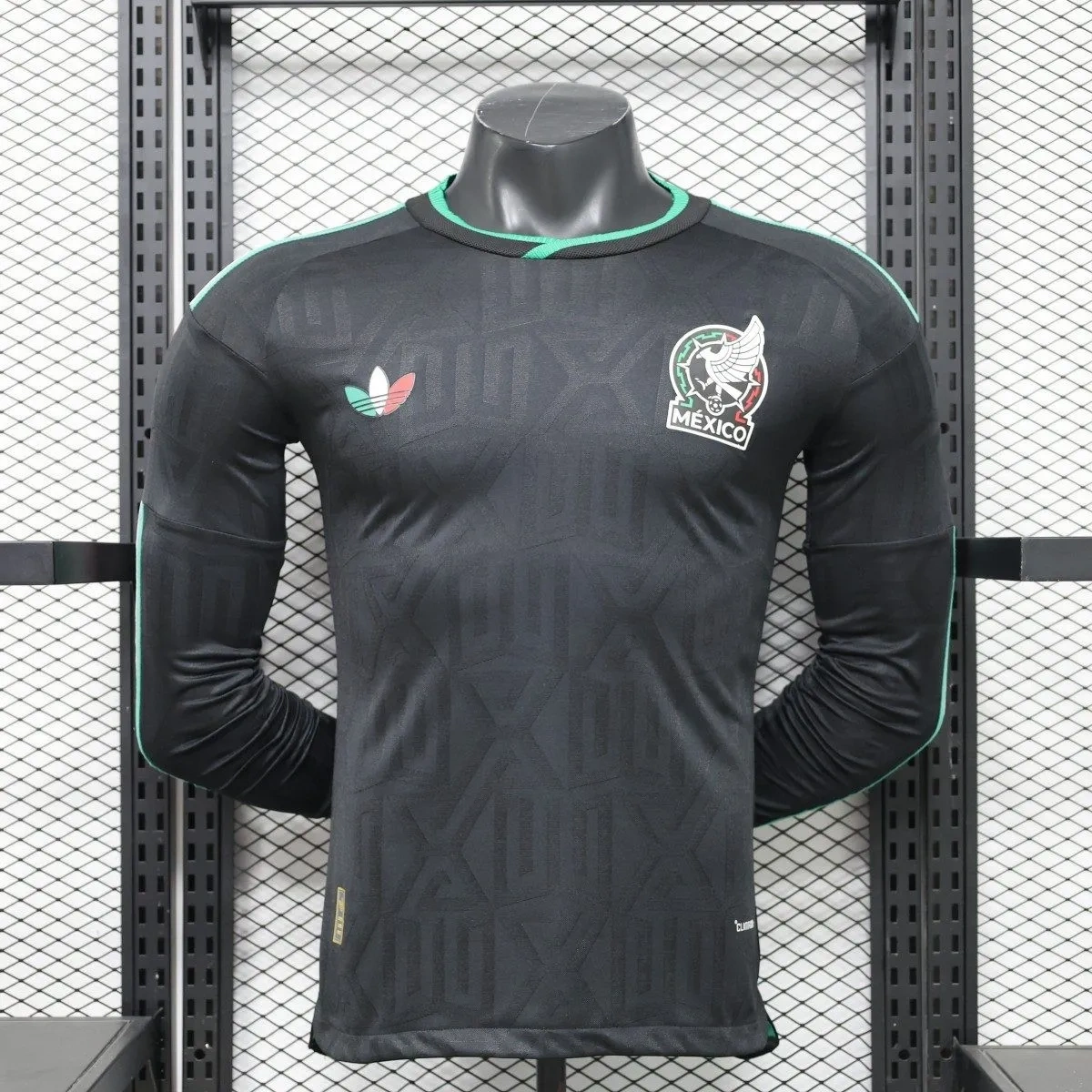 Camisa México 2026 Terceira - Versão Jogador - Manga Longa