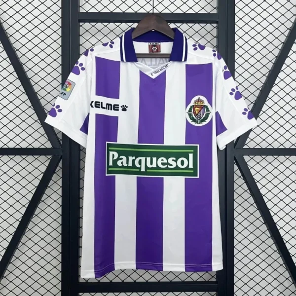 Camisa Real Valladolid 1995/96 Home - Retrô