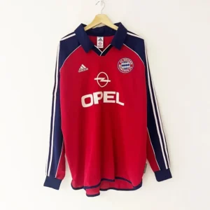 Camisa Bayern de Munique 1999/01 Home - Retrô - Manga Longa