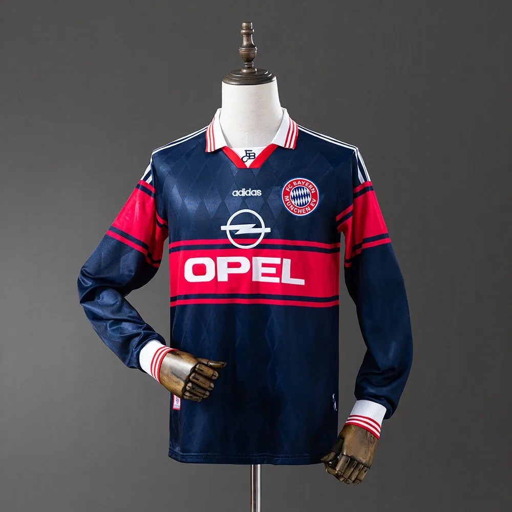 Camisa Bayern de Munique 1997/99 Home - Retrô - Manga Longa