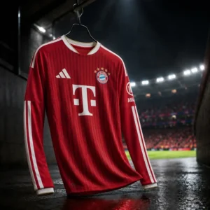 Camisa Bayern de Munique 26/27 Home - Versão Jogador - Manga Longa