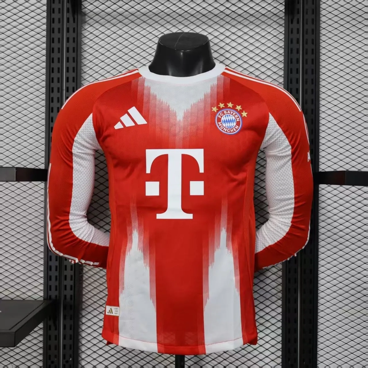 Camisa Bayern de Munique 25/26 Home - Versão Jogador - Manga Longa