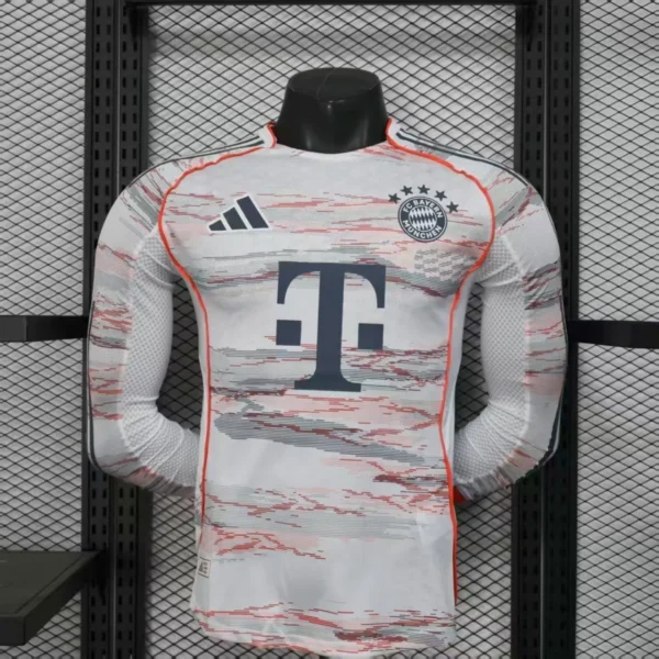Camisa Bayern de Munique 25/26 Away - Versão Jogador - Manga Longa