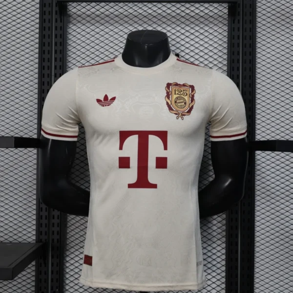 Camisa Bayern de Munique 25/26 - Versão Jogador - Aniversário de 125 Anos