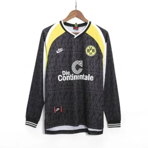 Camisa Borussia Dortmund 1995/96 Away - Retrô - Manga Longa