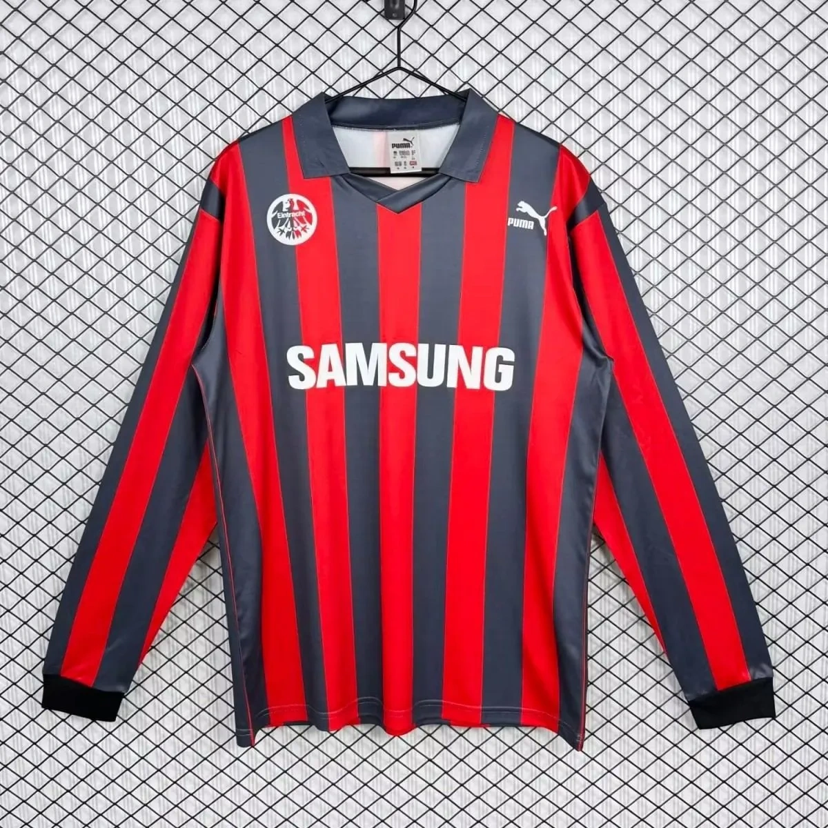 Camisa Eintracht Frankfurt 1991/92 Home - Retrô - Manga Longa