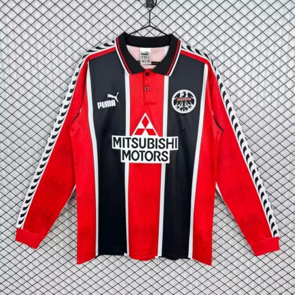 Camisa Eintracht Frankfurt 1996/97 Home - Retrô - Manga Longa