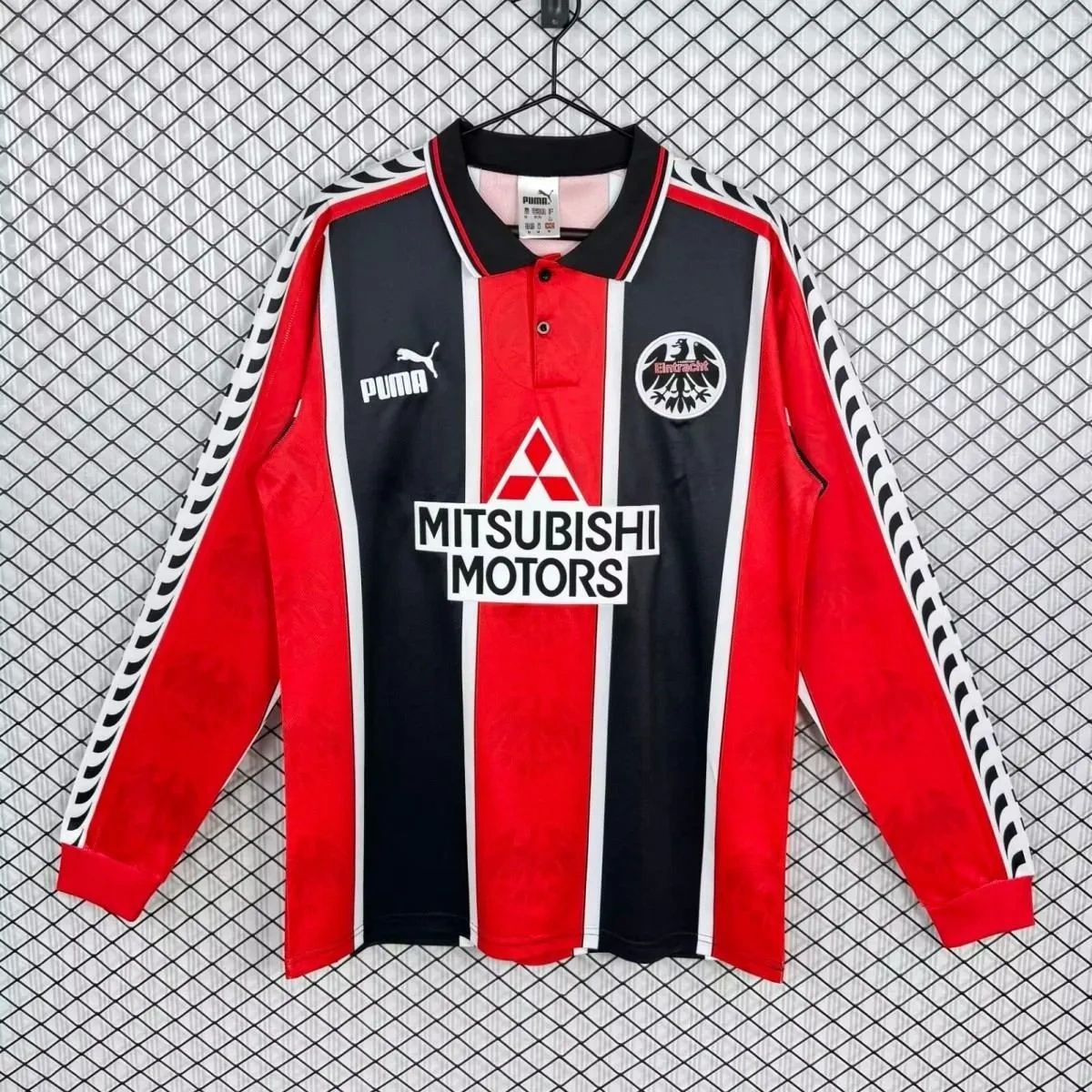 Camisa Eintracht Frankfurt 1996/97 Home - Retrô - Manga Longa