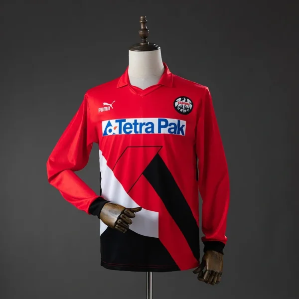Camisa Eintracht Frankfurt 1993/94 Home - Retrô - Manga Longa