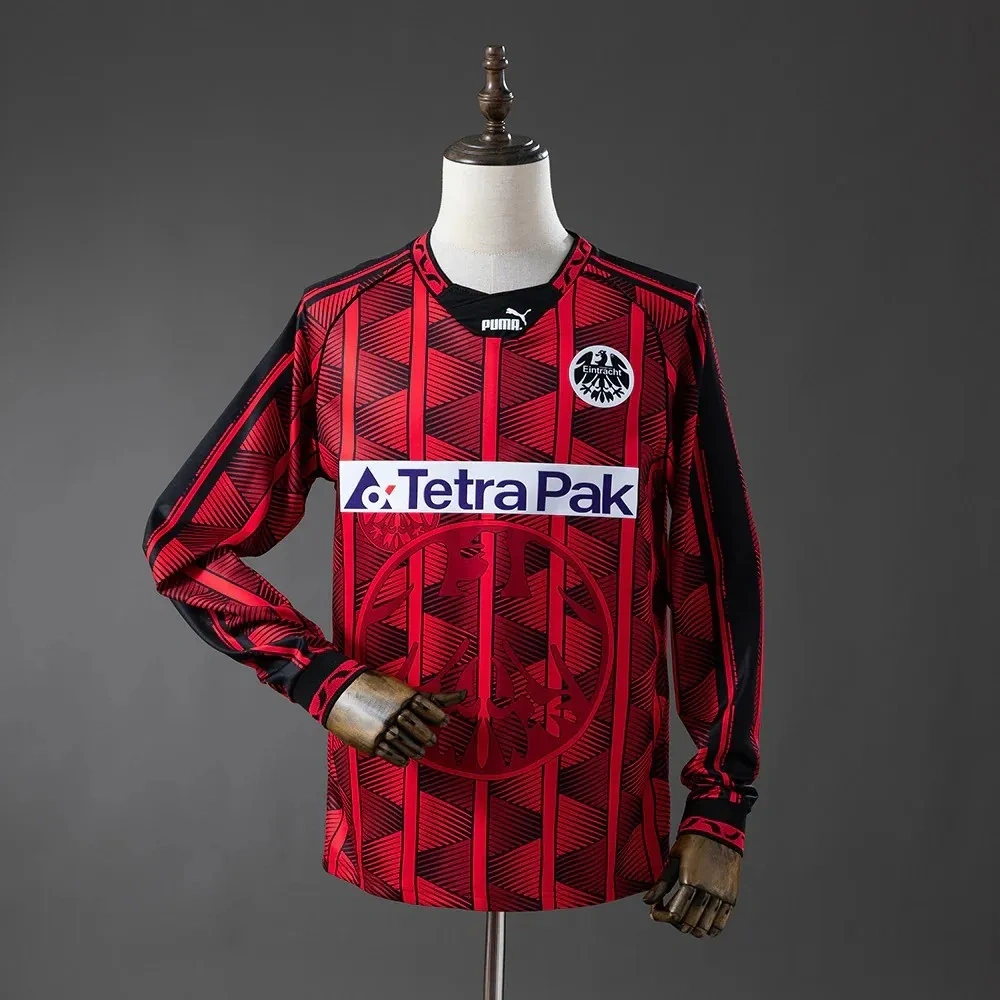 Camisa Eintracht Frankfurt 1995/96 Home - Retrô - Manga Longa
